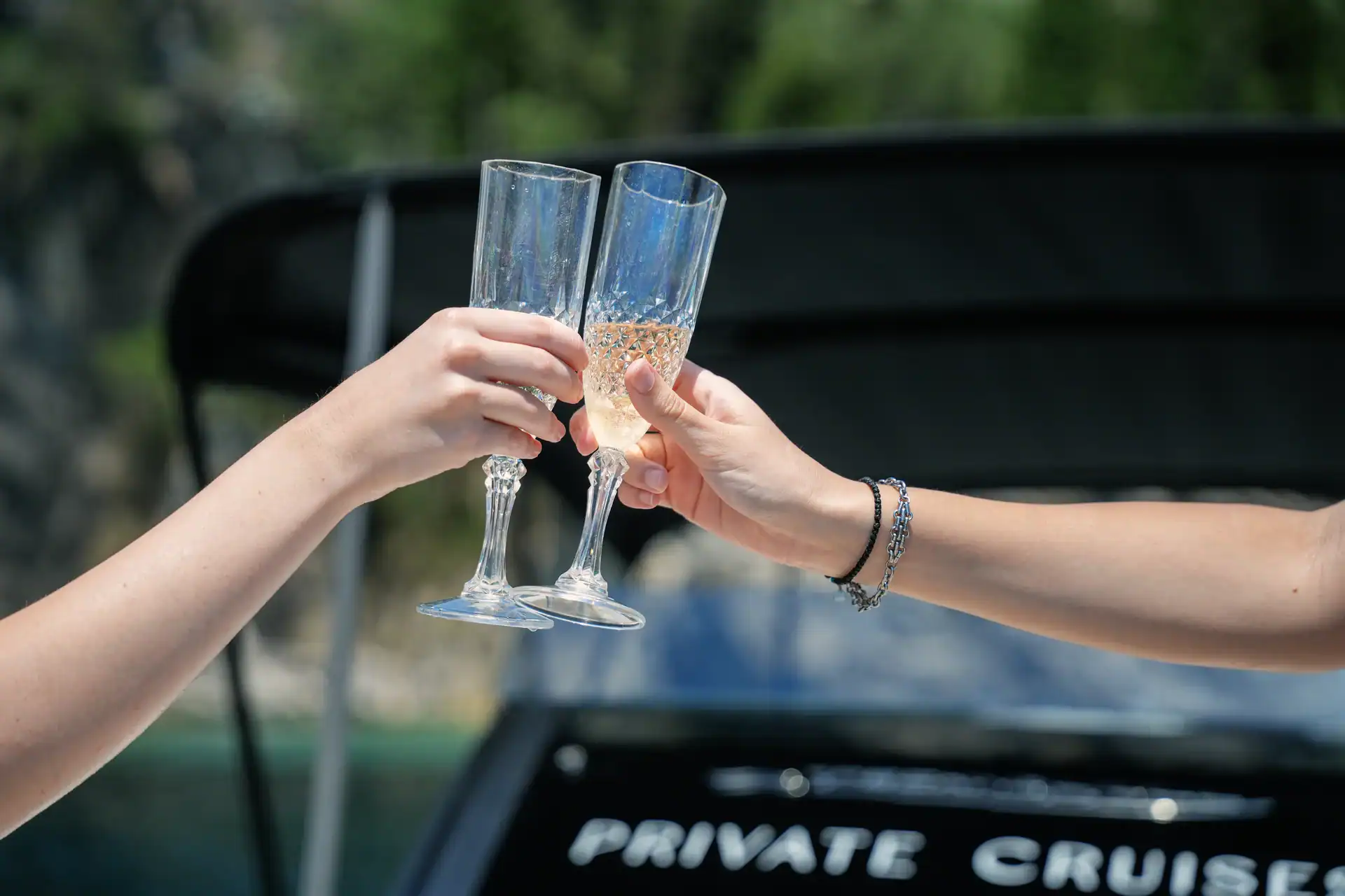 A toast aboard Emerald
